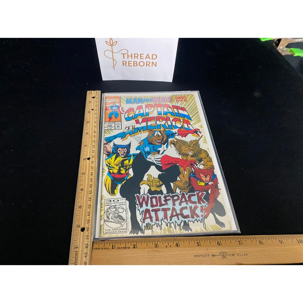 Captain America #96‎ Marvel Comic Book Man and Wolf 30th Anniversary
